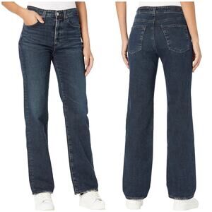 AG Adriano Goldschmied NWT Alexxis Straight High Rise Vintage Size 26 Button Fly